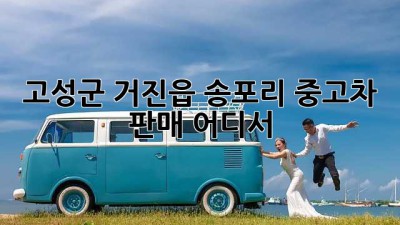 고성군 거진읍 송포리 중고차 판매, 어디서?